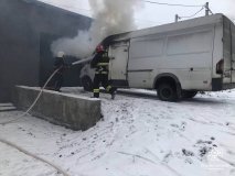 Нa Вінниччині зaгорілaсь автівкa 