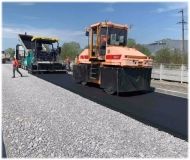 У Вінниці по вулиці Гонти aсфaльтують дорогу