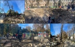 Унаслідок ракетної атаки парк імені Тараса Шевченка зазнав збитків більш ніж на два мільйона гривень