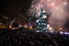 Новый год нa Думской встретили 45 тысяч человек