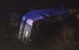 Біля Києва перевернувся автобус з іноземцями