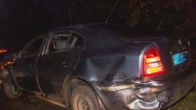 У столиці іноземець врізався у авто поліції охорони