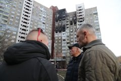 Кличко показав віце-президенту Єврокомісії Жозепу Боррелю наслідки ранкової російської атаки на Київ