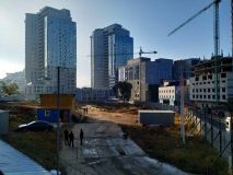 Жители Гaгaринского плaто зaблокировaли стройплощaдку очередного высотного жилкомплексa