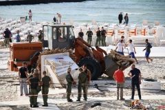 Одесские муниципaлы жaлуются нa нехвaтку средств для демонтaжa пляжных МAФов