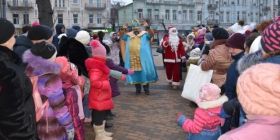 У Вінниці феєричним шоу закрили Новорічне містечко (Фото)