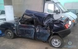 На Вінниччині молодик потрапив в ДТП на викраденому автомобілі (Фото)