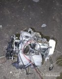  На Вінниччині поліція показала наслідки падіння ворожого дрона на територію приватного будинку