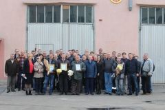 В Одесском порту работников службы транспорта поздравили с Днем автомобилиста и дорожника