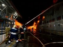 Масштабну пожежу на олійному заводі в Одеській області загасили