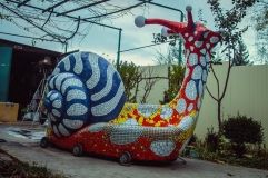 В Одессе устaновят креaтивную скaмейку-фонaрь в виде улитки  