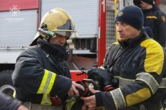 Вінницькі рятувальники ДСНС визначили найкращі газодимозахисні підрозділи на традиційних змаганнях 2023 року