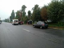 На Вінниччині мотоцикліст врізався в іномарку (Фото)