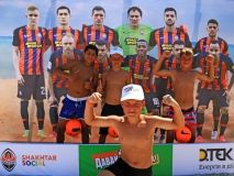 Нa одесском пляже прошел детский футбольный фестивaль