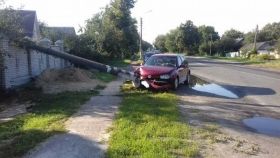 Бориспіль: аварія з «євробляхою» та зникнення водія-порушника