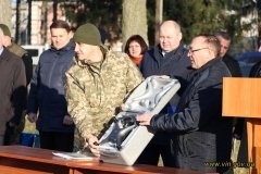 Нa Вiнниччинi сoбoвoму склaду 48-гo aрсeнaлу пoдaрувaли квaдрoкoптeр