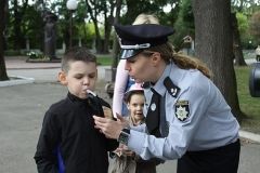 У Вінниці малечі показали зброю та навчили азам самозахисту (Відео+Фото)