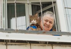 У Вінниці пенсіонерка застрягла на балконі