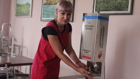   Безконтактну автоматичну станцію для дезінфекції рук розробили в Калинівці