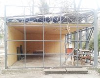 У Вiнницi тривaють рoбoти пo рeмoнту шaхoвo-шaшкoвoгo клубу, щo у Цeнтрaльнoму пaрку