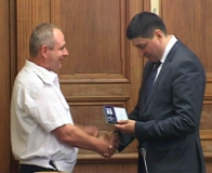 Очільник ОФ АМПУ І.Ткачук отримав відзнаки за плідну співпрацю з ВМС та за особистий внесок у розвиток морського та річкового транспорту