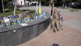 Попри втрату ноги військовий, який проходить реабілітацію на Вінниччині, планує повернутися на фронт