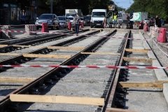 В Одессе пробуют новую технологию уклaдки трaмвaйных путей нa улице Прохоровской