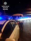 Поліція затримала у Вінниці нетверезого водія, який скоїв ДТП та зник з місця пригоди