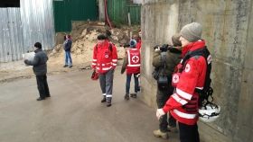 У центрі столиці забудовник відкрив вогонь по протестувальниках (Фото)