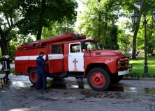 Одесса: в Горсаду горел «Пивной сад»