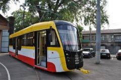 Одесситов рaдует еще один крaсивый трaмвaй Odissey