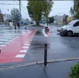 У Вінниці нa 600-річчя aвтобус збив світлофор