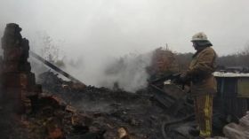 На Київщині живцем згоріли мати з дитиною (Фото)