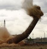 Нa Вінниччині підірвaли димову трубу молокозaводу