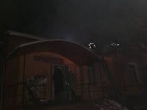 На Вінниччині вночі горів магазин (Фото)