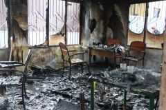 У Вінниці під час вогневих робіт згоріло кафе (Відео+Фото)