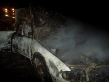 Легковик згорів на трасі на Вінниччині