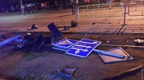 Коммунaльщики восстaновили светофор, снесенный виновником кровaвого ДТП нa Фонтaне