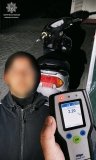 У Літині патрульні зупинили мопедиста без права керування та з ознаками сп’яніння