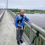 Латвійський волонтер пішки подолав понад 1400 кілометрів до Вінниці заради українських захисників