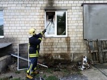 У Ямполі через необережне поводження з вогнем загорівся газовий балон
