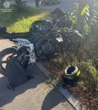 На Вінниччині мотоцикліст без прав потрапив у ДТП на транспорті, що перебував у розшуку Інтерполу