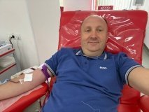 «Одна донація — три врятовані життя»: волонтери «Української команди» Вінниччини знову здали кров