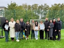 У Бирлівській гімназії відкрили спортивний майданчик на честь загиблих братів-захисників Бомбелів