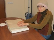 До дня незрячих у Вінниці провели конкурс серед читців шрифтом Брайля