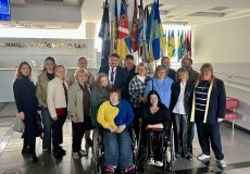 У Вінницькій міській раді презентували фотовиставку «Побачити людину, а не діагноз»