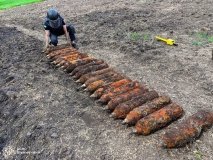 Небезпека з минулого: на Вінниччині знищили 21 снаряд часів Другої світової