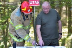 Відпрацювання на випадок пожеж: на Вінниччині тренувалися гасити лісові загоряння