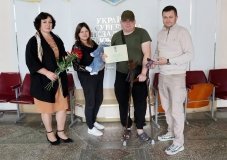 Захисника України Дениса Агафонова нагородили відзнакою «За оборону України»