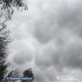 Над Вінницею зафіксували рідкісне атмосферне явище — хмари мамматуси